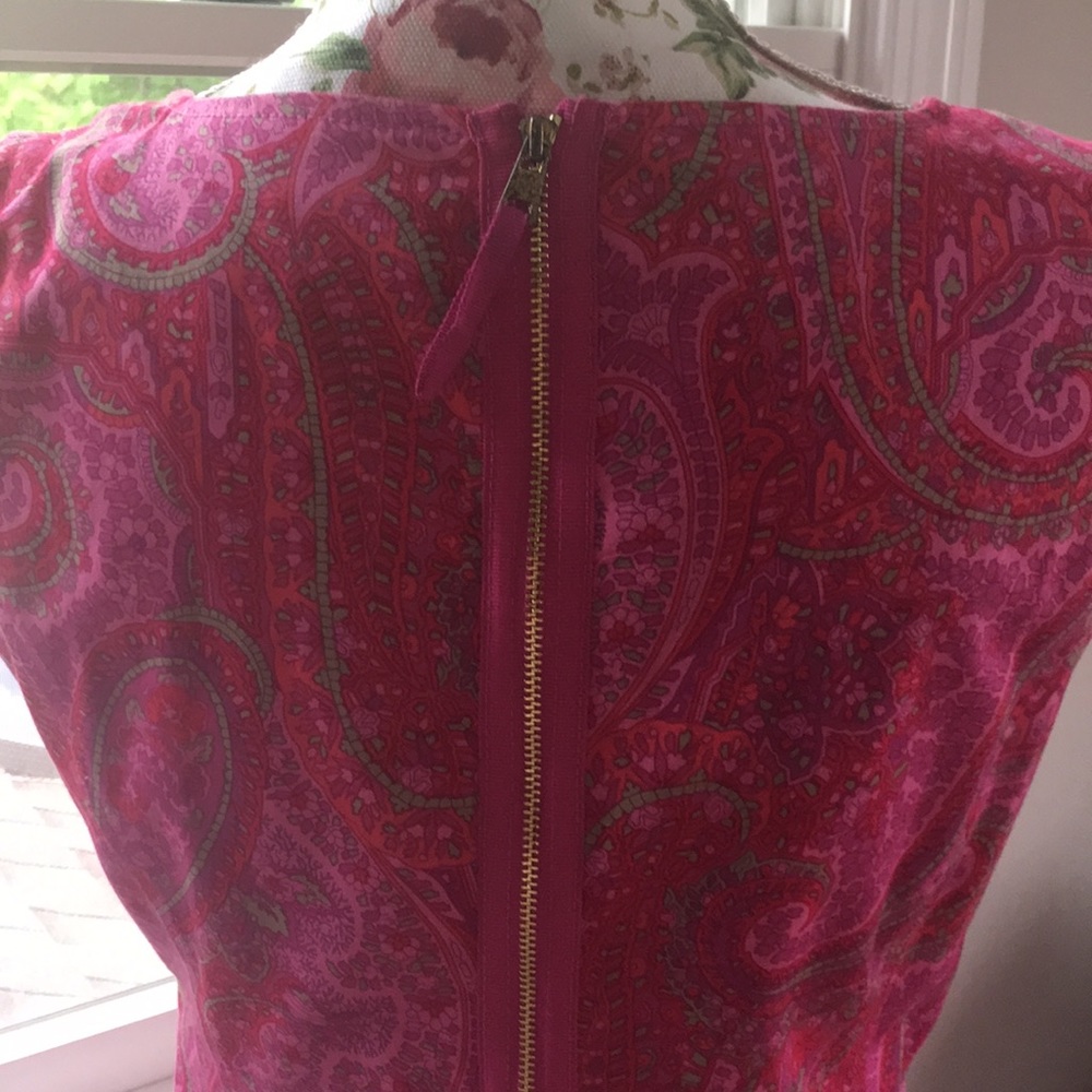 Jones New York Signature Pink Paisley Dress